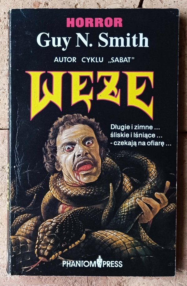 Guy N. Smith  Węże - okładka