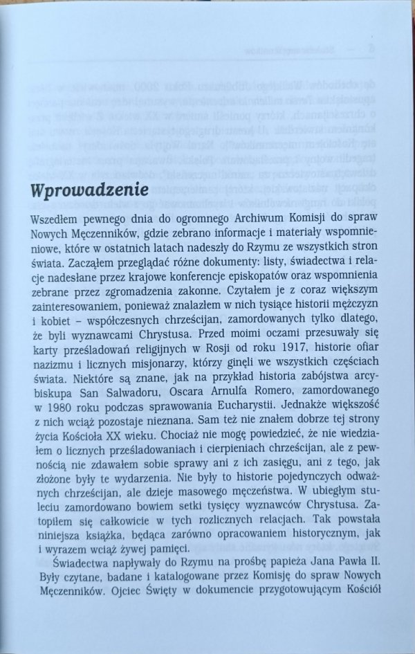 Andrea Riccardi  Stulecie męczenników. Świadkowie wiary XX wieku