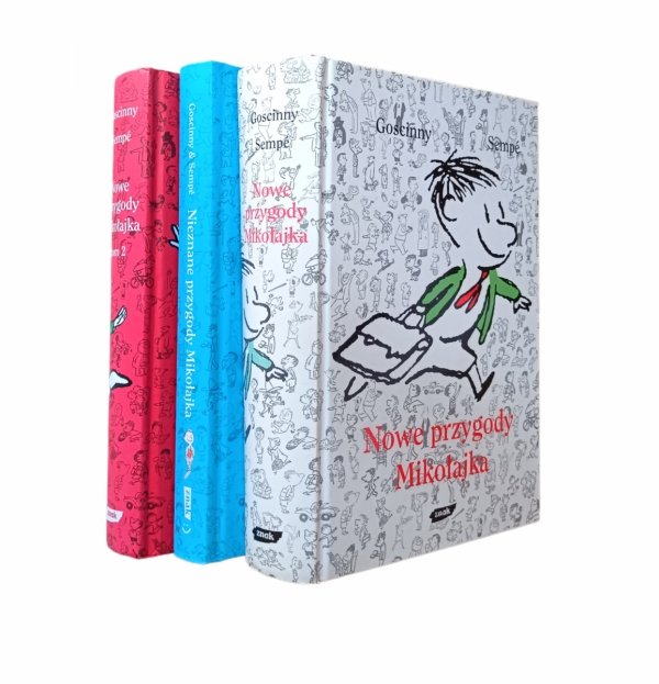 Goscinny, Sempe x3  Nowe przygody Mikołajka 1-2 - Nieznane przygody Mikołajka [komplet] - okładka