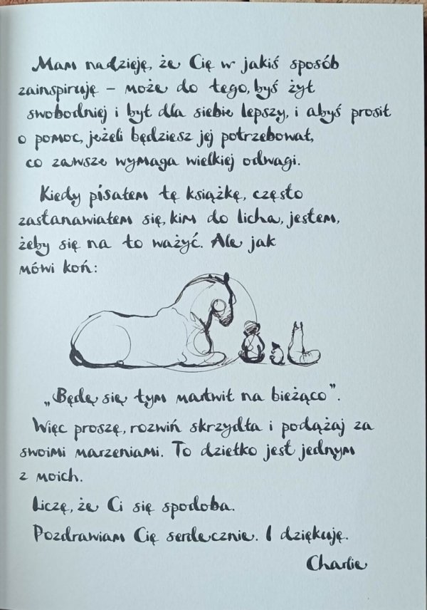 Charlie Mackesy • Chłopiec, kret, lis i koń - fragment