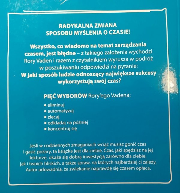 Rory Vaden • Zwlekanie się opłaca