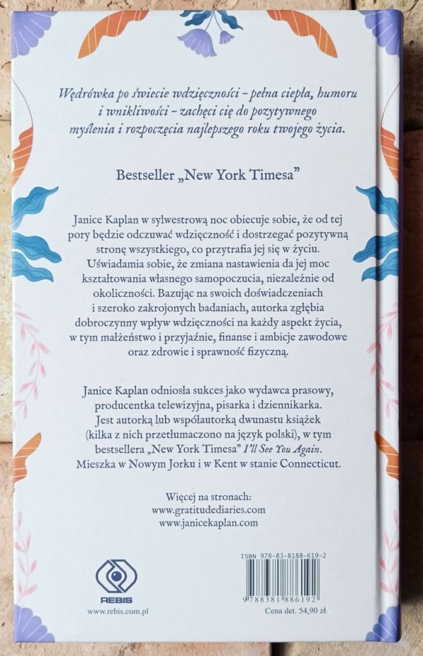 Janice Kaplan • Dzienniki wdzięczności - okładka