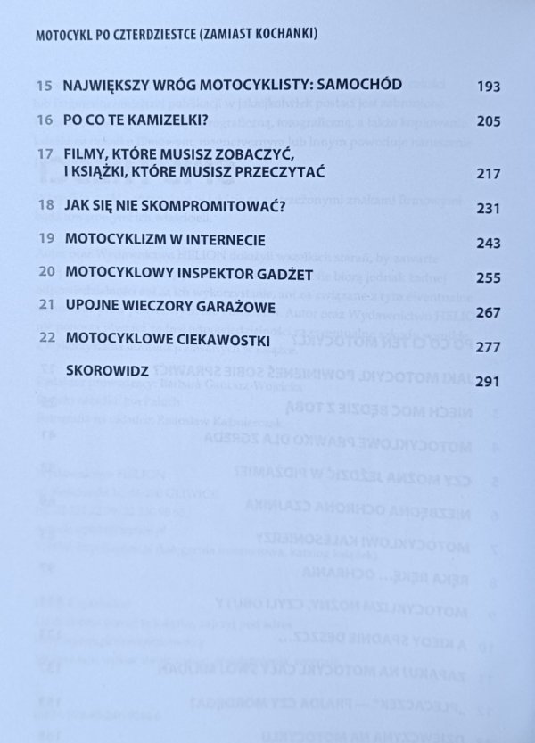 Jarosław Gibas • Motocykl po czterdziestce (zamiast kochanki)