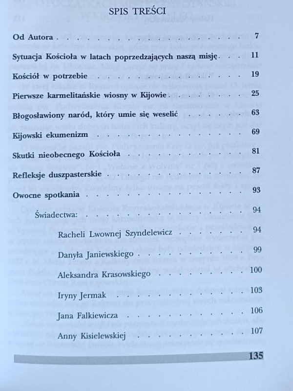 Ryszard Stolarczyk - Początki Karmelitańskiej Misji w Kijowie