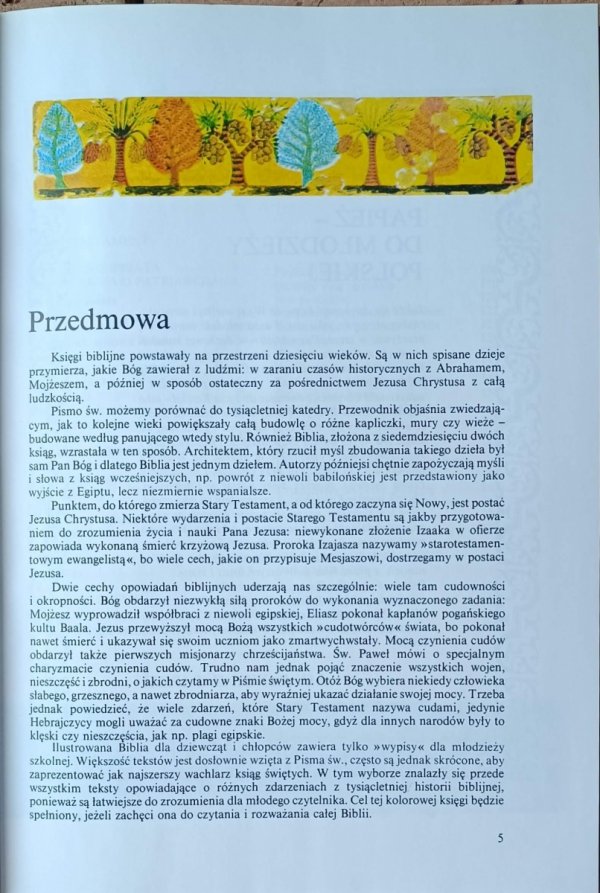 Ilustrowana Biblia młodych - przedmowa