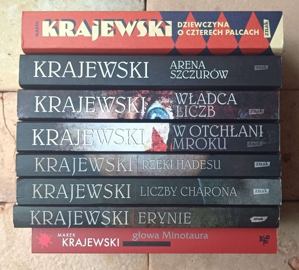 Marek Krajewski x8 - Cykl Edward Popielski. Tom I-VIII - okładka - okładka
