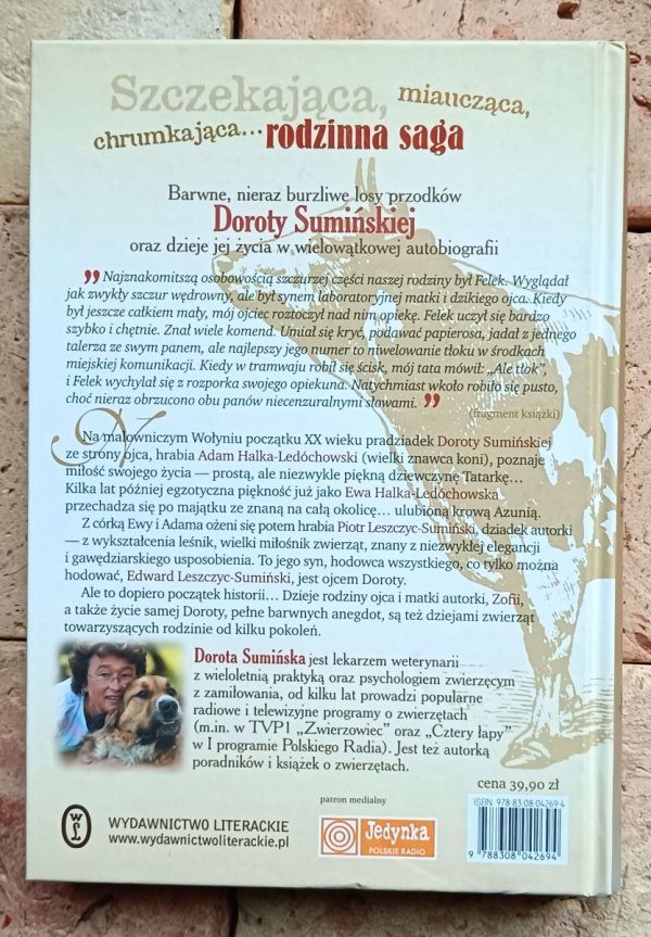 Dorota Sumińska - Autobiografia na czterech łapach - okładka