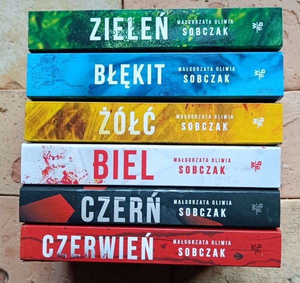  Małgorzata Oliwia Sobczak - Cykl Kolory zła | 6 tomów | komplet - okładka