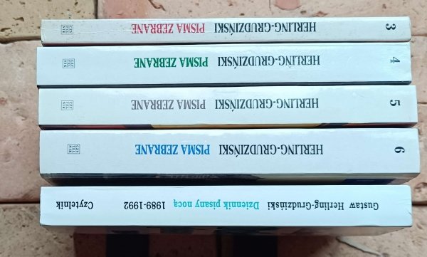 Gustaw Herling-Grudziński - Dziennik pisany nocą | 1971 - 1992 | 5 tomów