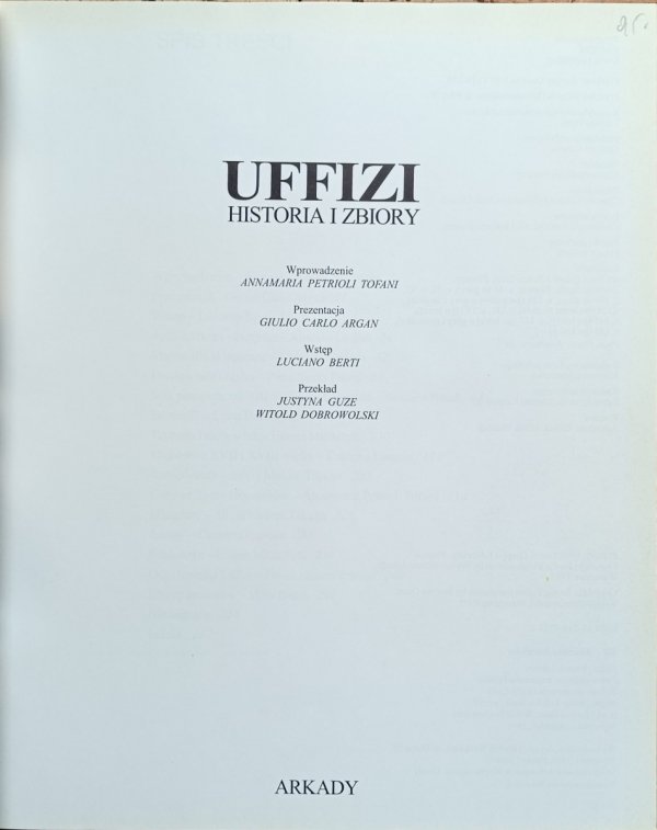 Uffizi - Historia i zbiory