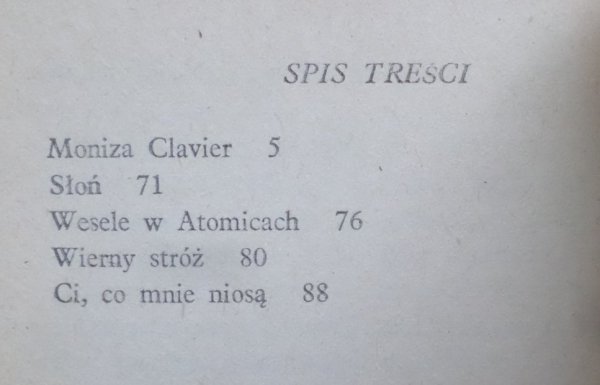 Sławomir Mrożek • Moniza Clavier
