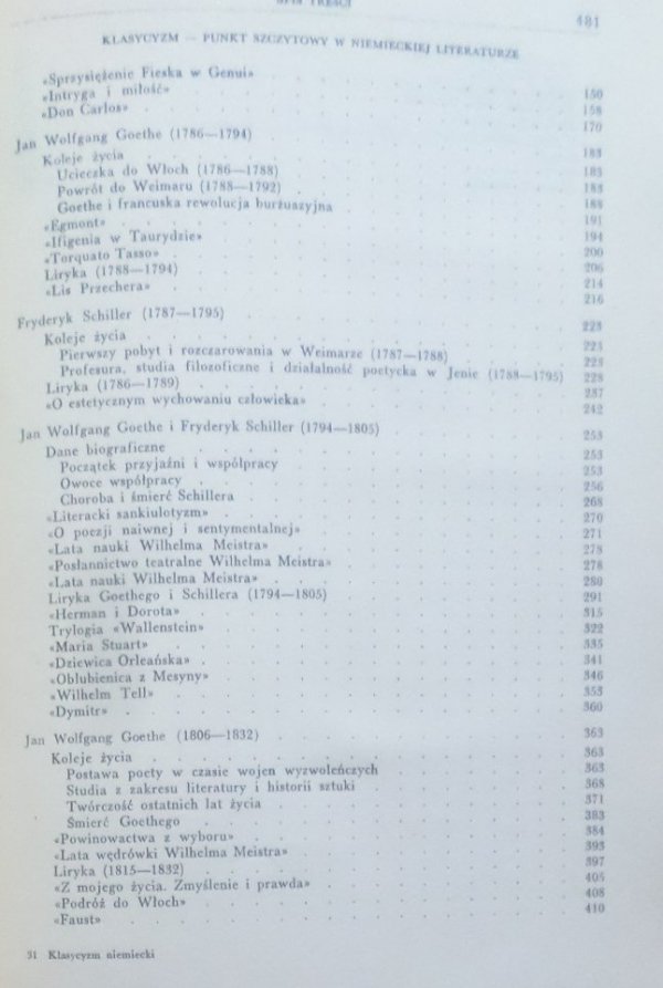 G. Albrecht i J. Mittenzwei • Klasycyzm niemiecki. Życie i twórczość Goethego i Schillera