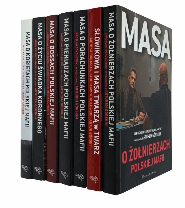 Artur Górski, Jarosław Sokołowski - MASA - 7 ksiazek - komplet - okładka