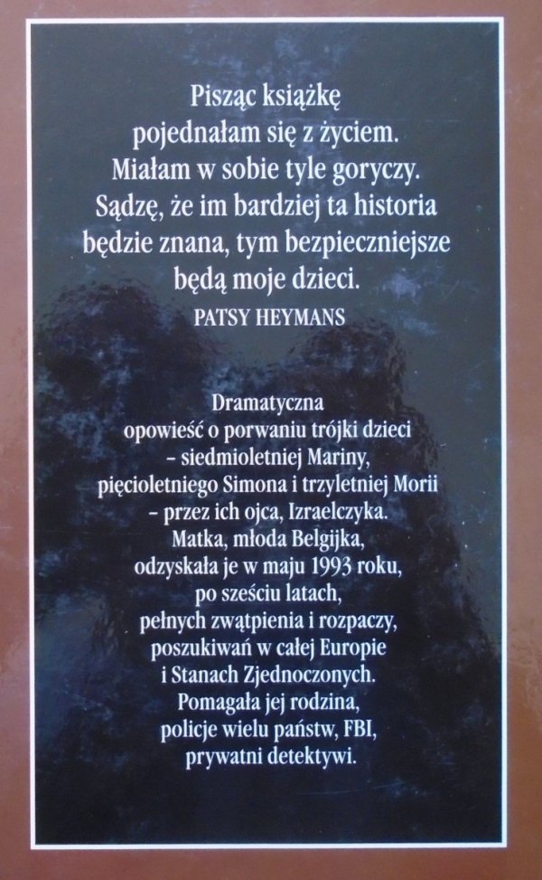 Patsy Heymans Oddajcie mi dzieci! - okładka