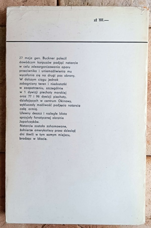 Antoni Wolny • Okinawa 1945 - okładka