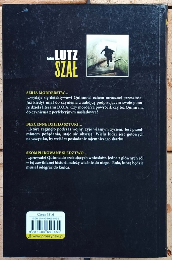 John Lutz Szał - okladka