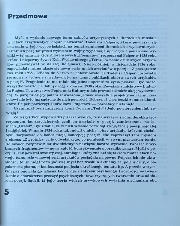 Tadeusz Peiper • O wszystkim i jeszcze o czymś