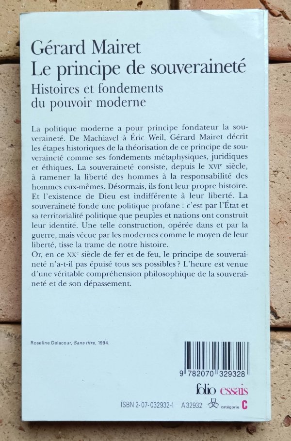 Gérard Mairet - Le principe de souverainete