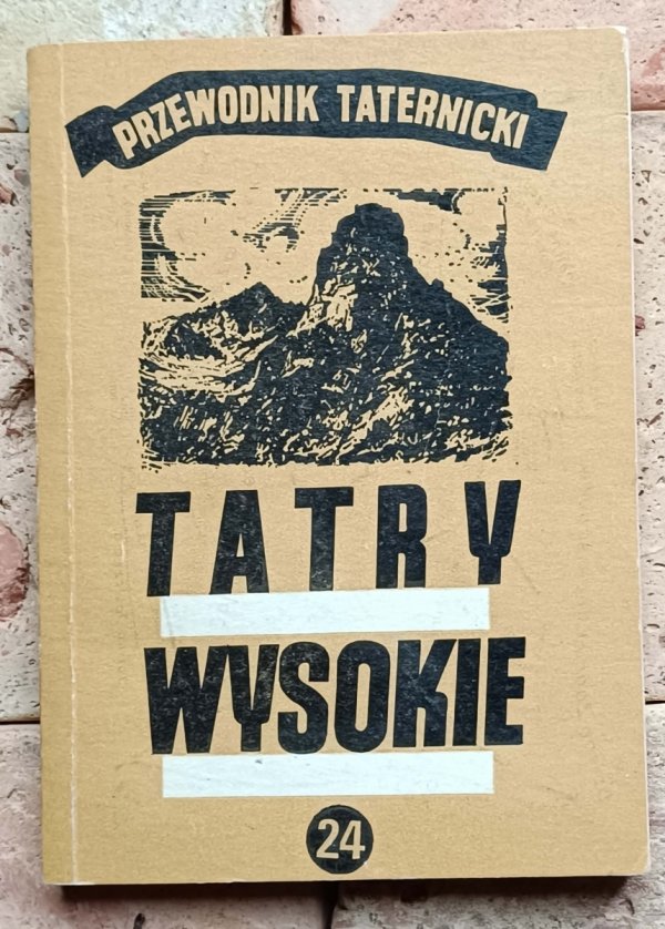 Witold Paryski - Tatry wysokie | Przewodnik taternicki część 24 - okładka