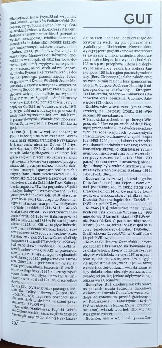 Słownik geograficzno-krajoznawczy Polski - fragment