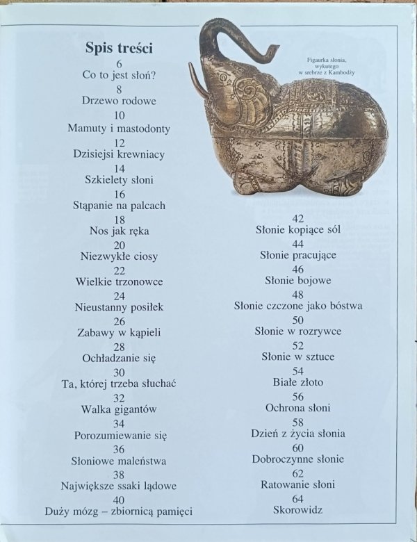 Ian Redmond - Słonie  | Patrzę Podziwiam Poznaję  - spis treści