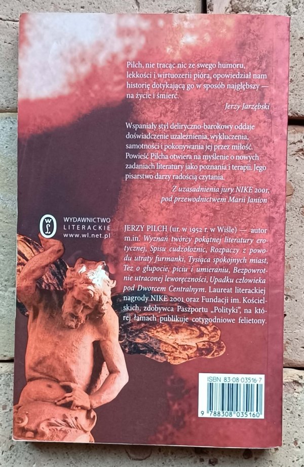 Jerzy Pilch - Pod mocnym aniołem - okładka