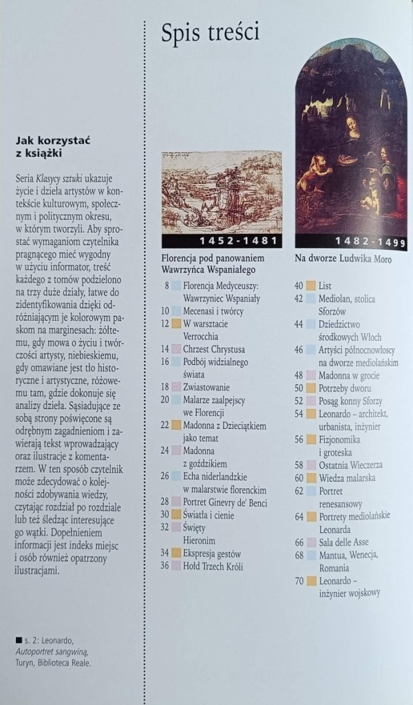 Francesca Debolini - Leonardo da Vinci | Klasycy sztuki | tom 4