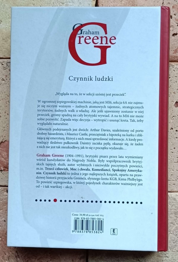  Graham Greene - Czynnik ludzki - okładka