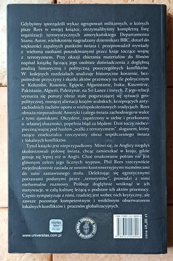 Phil Rees - Kolacja z terrorystą. Spotkania z najbardziej poszukiwanymi bojownikami na świecie - okładka