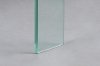Stół szklany ATLANTIS CLEAR 160/240 - rozkładany, szkło transparentne