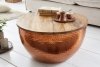 INVICTA stolik kawowy ORIENT STORAGE - 60cm, mango, aluminium