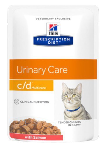 Hill&#039;s Prescription Diet c/d Feline z Łososiem saszetka 85g