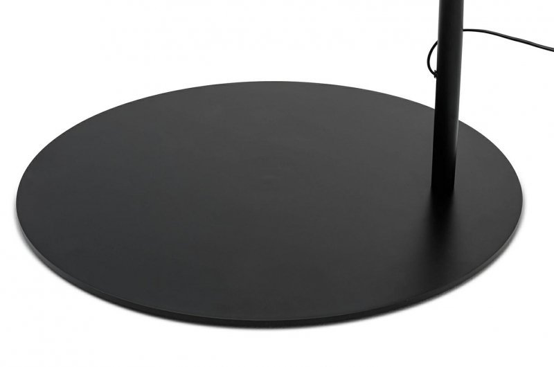 Lampa podłogowa CLEO czarna - włókno szklane, metal