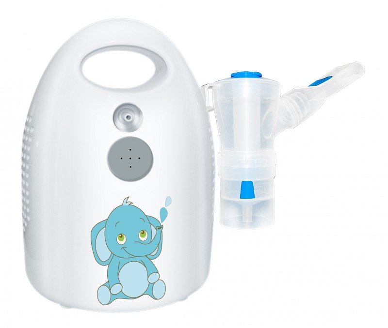 MEDEL Family Plus Elefante Inhalator pneumatyczno-tłokowy dla dzieci z trzema maskami