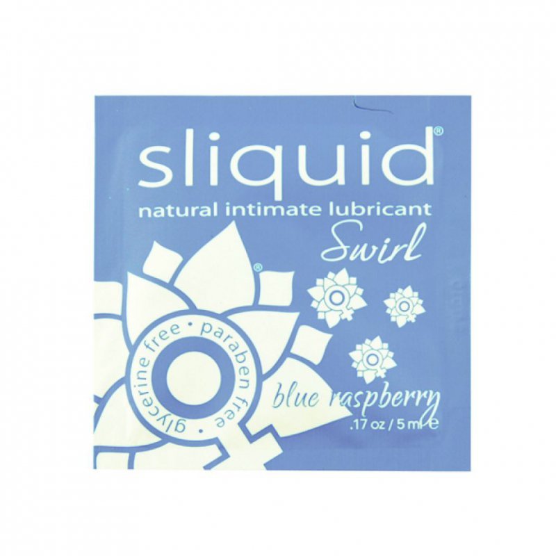 Lubrykant (saszetka) - Sliquid Naturals Swirl Blue Raspberry 5 ml