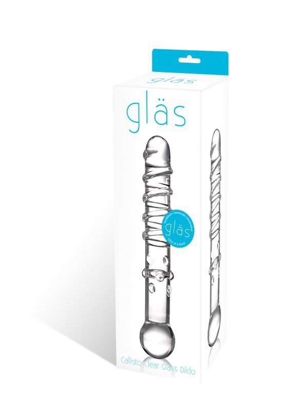 Szklane dildo - Glas Callisto Clear Glass Dildo