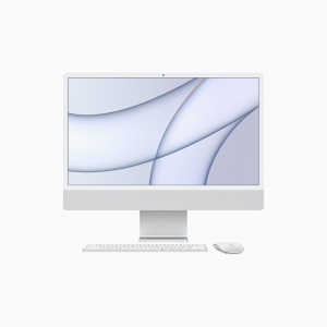 Apple iMac 24 4,5K Retina M1 8-core CPU + 8-core GPU / 8GB / 2TB SSD / Gigabit Ethernet / Strieborný (Silver) - 2021