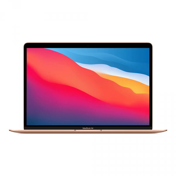 MacBook Air s procesorom Apple M1 - 8-core CPU + 7-core GPU / 8GB RAM / 256GB SSD / 2 x Thunderbolt / Gold - klávesnica SK