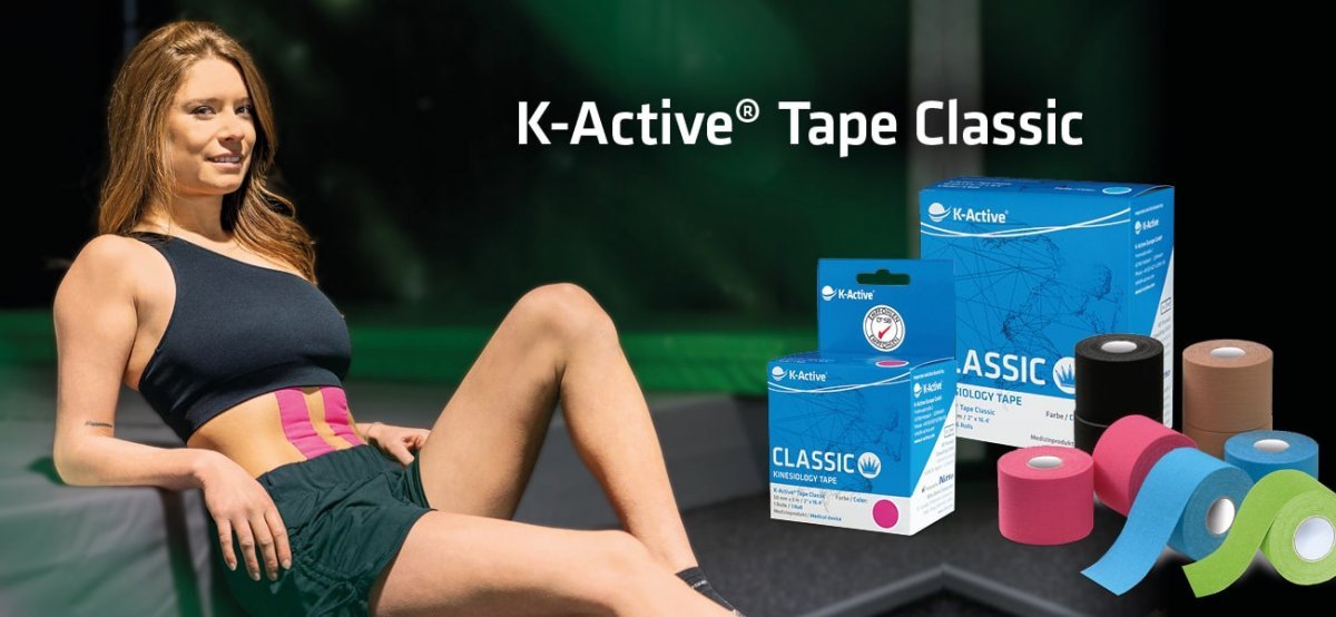 Kinesiology Tape K-Active 5cm x 5m original, K-ACTIVE