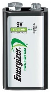 6F22 Akumulator.Energizer 175Mah Ni-Mh 9V Hr22