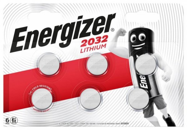 Cr2032 6Bl Energizer Bateria Ecr2032