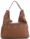 Kožené kabelka shopper bag Genuine Leather zrzavá 5521