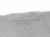 Kožené kabelka listonoška Vittoria Gotti světle šedá V135