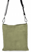 Kožené kabelka univerzální Vittoria Gotti zelená B18