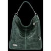 Kožené kabelka univerzální Vittoria Gotti lahvově zelená V1579COCO