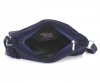 Kožené kabelka listonoška Genuine Leather tmavě modrá 221