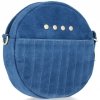 Kožené kabelka listonoška Vittoria Gotti modrá V6008