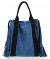 Kožené kabelka shopper bag Vittoria Gotti jeans B7