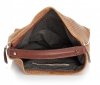 Kožené kabelka univerzální Genuine Leather zrzavá 15
