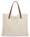 Italská Kabelka Shopper Bag v Módních Vzorech 5887 Bežová